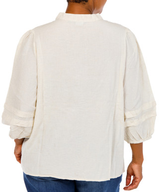 Thumbnail 4: UNIQUE SPECTRUM Women's Plus Button Down Top 