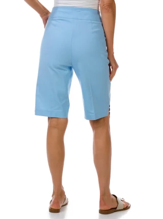 Thumbnail 3: Coral Bay Women's Solid Bermuda Shorts 