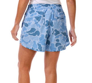 Thumbnail 2: REEL LEGENDS Women's Camo Print Active Shorts 