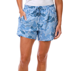 Thumbnail 1: REEL LEGENDS Women's Camo Print Active Shorts 