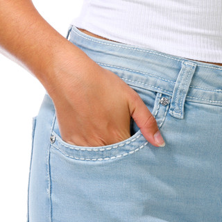 Thumbnail 2: Evolve Denim Juniors Sequin Wide Leg Jeans 
