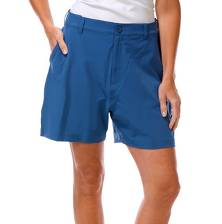 Thumbnail 1: REEL LEGENDS Women's Solid Expandable Waist Shorts  
