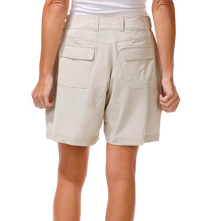 Thumbnail 2: REEL LEGENDS Women's Solid Expandable Waist Shorts  