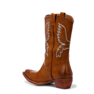 Thumbnail 2: FRYE & CO Women's Irlene Short Deco Stitch Boots 