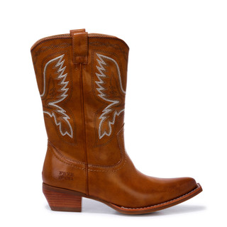 Thumbnail 3: FRYE & CO Women's Irlene Short Deco Stitch Boots 