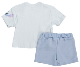 Thumbnail 2: Disnsey Baby Boys 2 Pc Stitch Shorts Set 