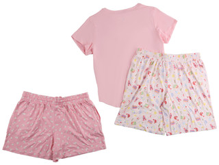 Thumbnail 2: JACLYN Plus 3 Pc Pajama Shorts Set 