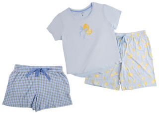 Thumbnail 1: JACLYN Plus 3 Pc Pajama Shorts Set 