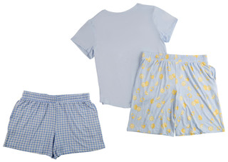 Thumbnail 2: JACLYN Plus 3 Pc Pajama Shorts Set 