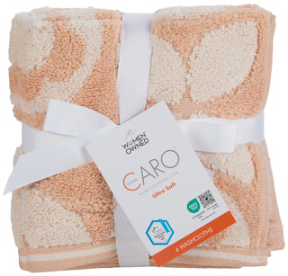 Thumbnail 1: Caro Home 4 Pk Floral Pop Wash Cloths 
