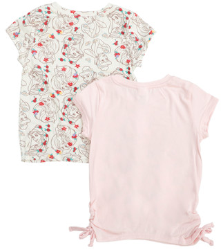 Thumbnail 2: Disney Little Girls 2 Pk Princess Graphic Tees 