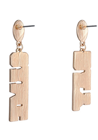 Thumbnail 2: Hallmark Gameday Crystal Linear Earrings 