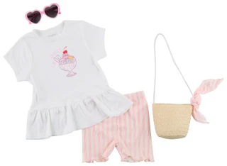 Thumbnail 1: Lila & Jack Toddler Girls 4 Pc Shorts Set 