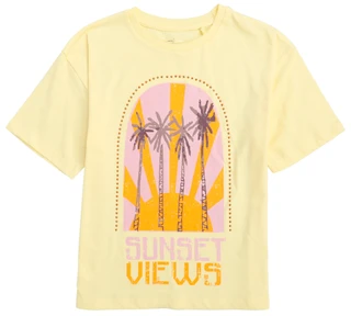 Thumbnail 1: Jessica Simpson Big Girls Sunset Views Graphic Tee 