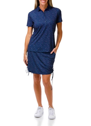 Thumbnail 3: GREG NORMAN Women's Active Americana Ruched Golf Skort 