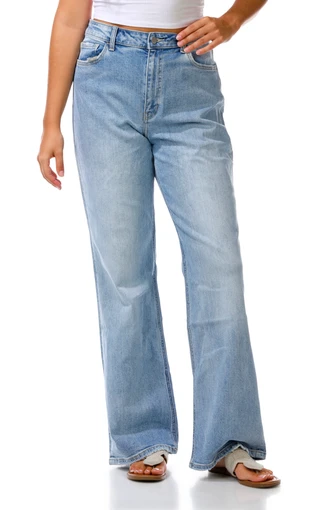 Thumbnail 1: Flying Monkey Juniors Wide Leg Jeans 