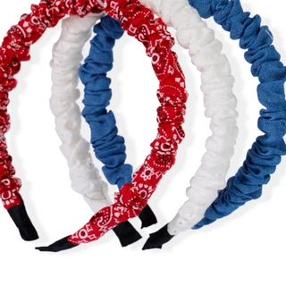 Thumbnail 2: Celebrate America 250 Bandana Fabric Headband Set 