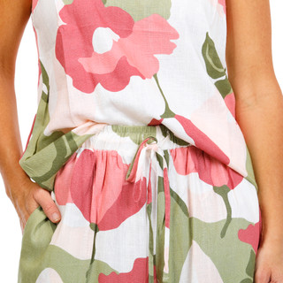 Thumbnail 3: Cece Women's 2 Pc Floral Pants Set 