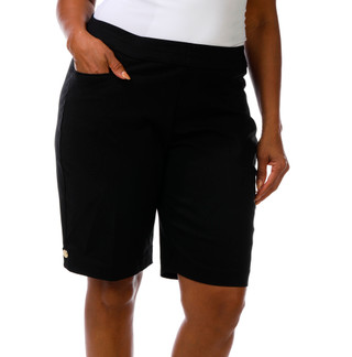 Thumbnail 1: Coral Bay Plus Flexible Waist Stretch Shorts 