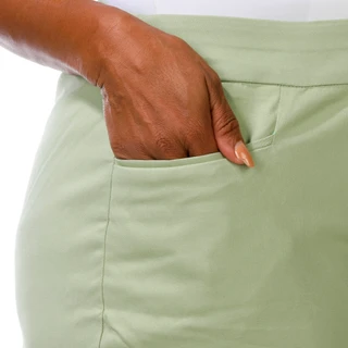 Thumbnail 4: Coral Bay Plus Flexible Waist Stretch Shorts 