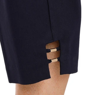 Thumbnail 3: Coral Bay Women's Plus Stretch Waist Pull On Capris 