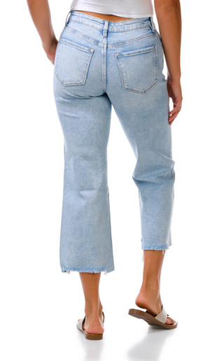 Thumbnail 2: Flying Monkey Juniors Wide Leg Crop Jeans 