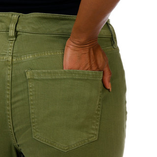 Thumbnail 6: Liverpool Plus Kennedy Crop Straight Fray Pants 