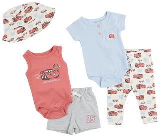 Thumbnail 1: Disney Baby Boys 5 Pc Lightning McQueen Pants Set 