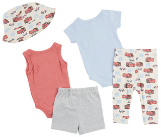 Thumbnail 3: Disney Baby Boys 5 Pc Lightning McQueen Pants Set 