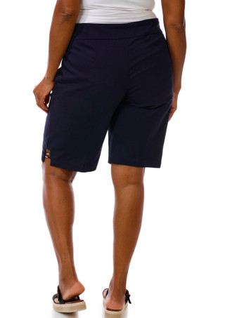 Thumbnail 2: Coral Bay Plus Flexible Stretch Waist Shorts 