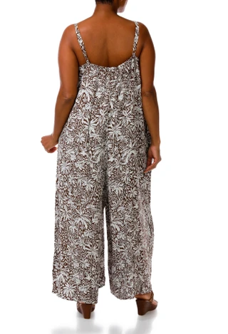 Thumbnail 3: MSK Plus Short Sleeve Printed Jumpsuit 