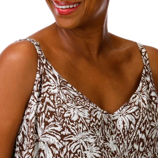 Thumbnail 5: MSK Plus Short Sleeve Printed Jumpsuit 