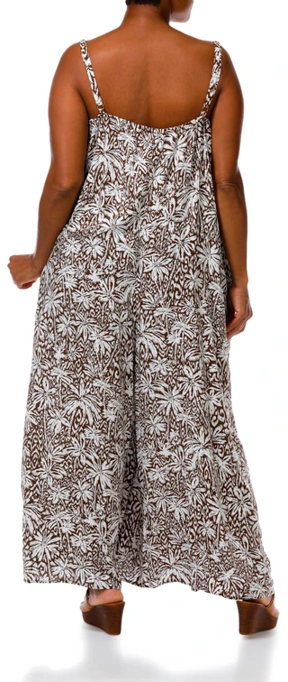 Thumbnail 4: MSK Plus Short Sleeve Printed Jumpsuit 
