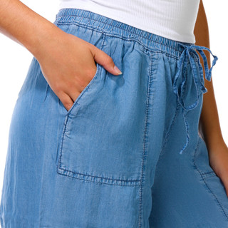 Thumbnail 2: Madden Girl Juniors Chambray Wide Leg Pants 
