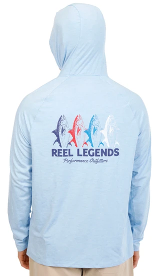 Thumbnail 1: REEL LEGENDS Men's Shoreline Cooling Hoodie 