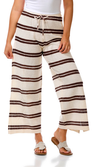 Thumbnail 1: BILLABONG Juniors Hot Stripe Crochet Pants 