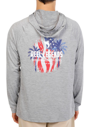 Thumbnail 1: REEL LEGENDS Men's Outdoor Shoreline Cooling Hoodie 