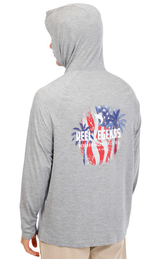 Thumbnail 5: REEL LEGENDS Men's Outdoor Shoreline Cooling Hoodie 