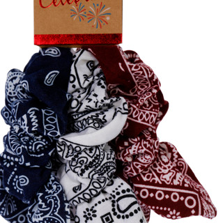 Thumbnail 2: Celebrate Womens 3 Piece Americana Bandana Set 