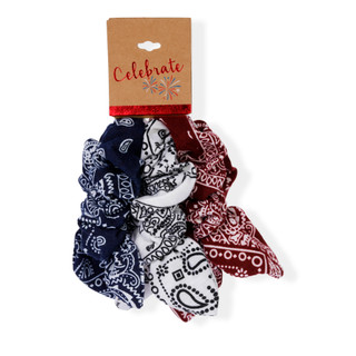 Thumbnail 1: Celebrate Womens 3 Piece Americana Bandana Set 