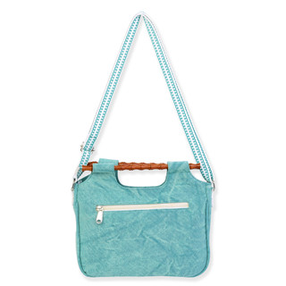 Thumbnail 2: Sun N' Sand Blue Distressed Canvas Crossbody Bag 