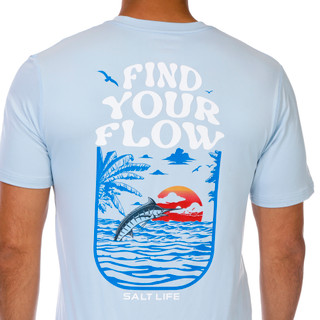 Thumbnail 2: Salt Life Men's Find Your Flow T-Shirt 
