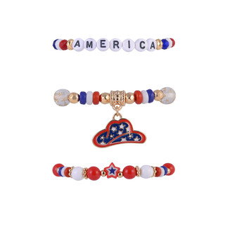 Thumbnail 2: Celebrate America 250 Stretch Bracelet Set 