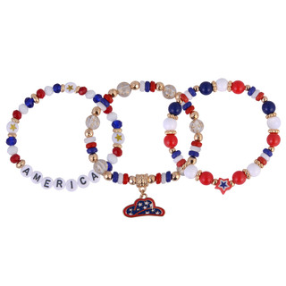 Thumbnail 1: Celebrate America 250 Stretch Bracelet Set 