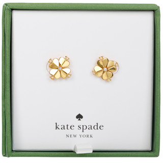 Thumbnail 1: KATE SPADE Gold Flower Stud Earrings 