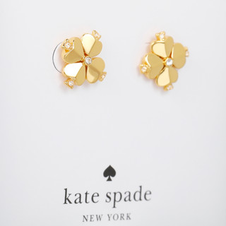 Thumbnail 2: KATE SPADE Gold Flower Stud Earrings 