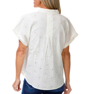 Thumbnail 2: FLAG & ANTHEM Women's Short Sleeve Graceville Eyelet Top 