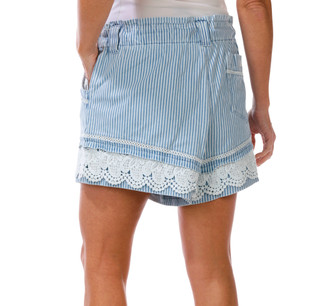 Thumbnail 2: FLAG & ANTHEM Women's Stripe Drawstring Shorts 