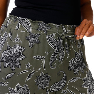 Thumbnail 2: Ellen Tracy Plus Smocked Waist Wide Leg Pants 