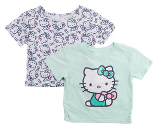 Thumbnail 1: Hello Kitty Big Girls 2 Pk Hello Kitty Tees 